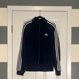Adidas 3 Stripe Navy Tracksuit